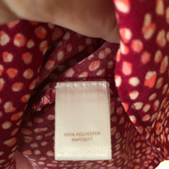 NWOT Lauren Conrad flutter sleeve top!! XL - Picture 4 of 4